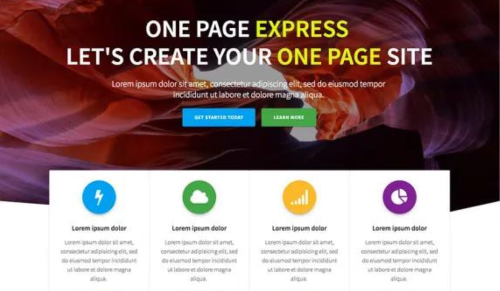 One page express
